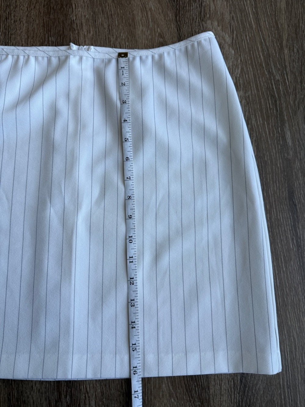 Y2K Pinstripe Mini Skirt - Picture 2 of 6